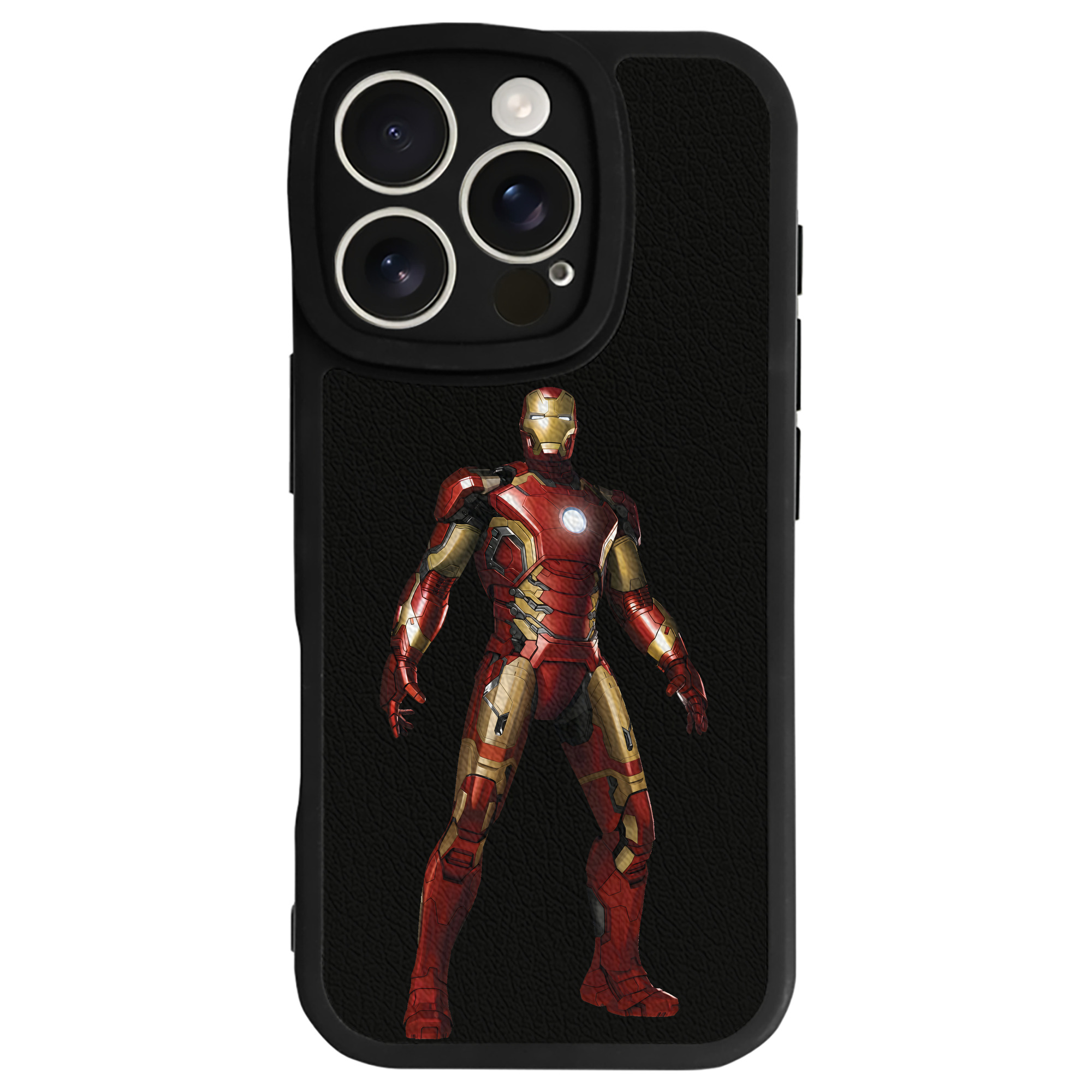 （画像用） アベンジャーズ The Avengers 【iPhone 16シリーズ対応】シリコンスマホケース（レザー調） 材質：シリコン
